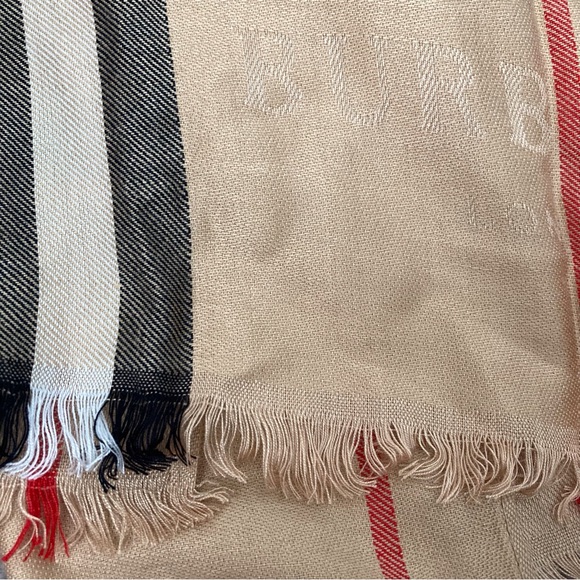 Burberry Cashmere Scarf Wrap - Picture 5 of 6